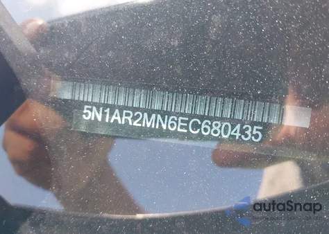 2014 Nissan Pathfinder S из США, поврежденный, VIN 5N1AR2MN6EC680435